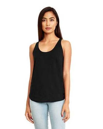 Personalized Tank Top For Event Marketing-Next Level 5033 Ladies' Festival Tank - Black