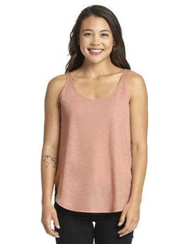 Custom Tank Top For Official League Apparel-Next Level 5033 Ladies' Festival Tank - Desert Pink