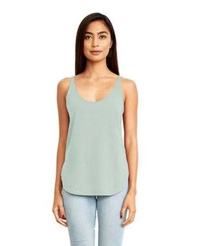 Personalized Tank Top For Special Teams-Next Level 5033 Ladies' Festival Tank - Stonewash Green