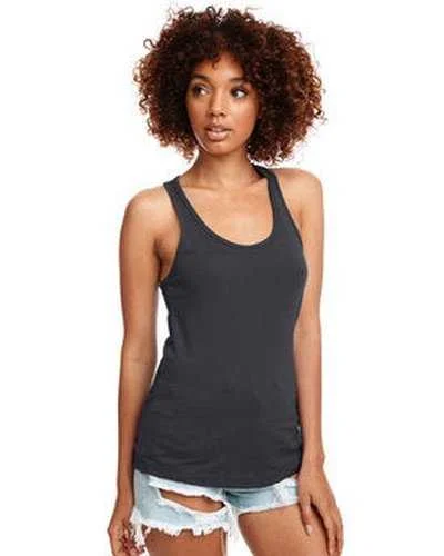 Custom Tank Top For Event Appearances-Next Level N1533 Ladies' Ideal Racerback Tank - Dark Gray