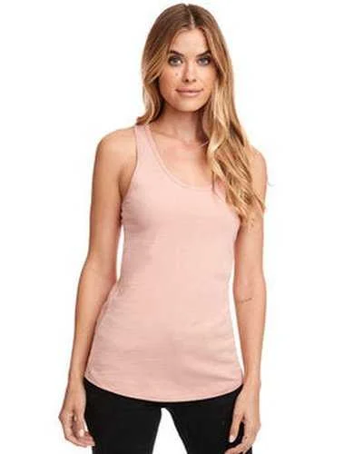 Tank Top For Youth & Junior Leagues-Next Level N1533 Ladies' Ideal Racerback Tank - Desert Pink