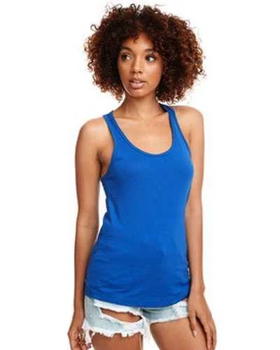 Custom Tank Top For Social Gatherings-Next Level N1533 Ladies' Ideal Racerback Tank - Royal