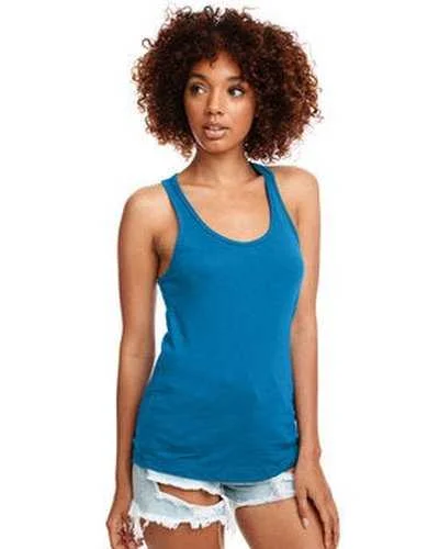 Personalized Tank Top For Event Gifting-Next Level N1533 Ladies' Ideal Racerback Tank - Turquoise