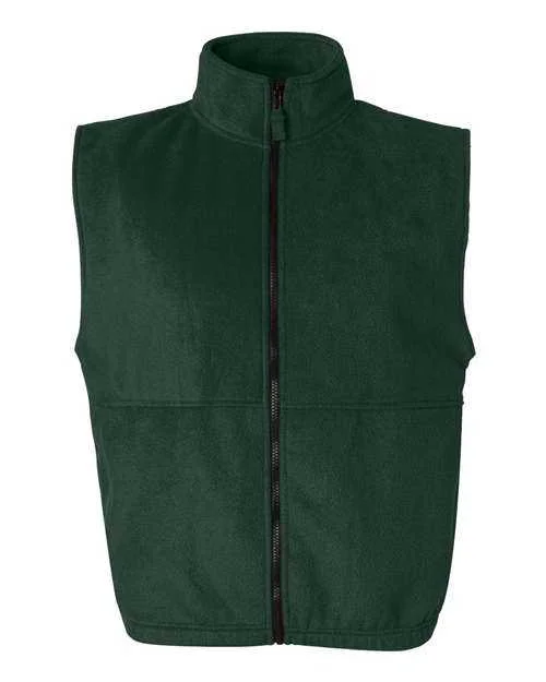 Tank Top For Tournaments & Leagues-Sierra Pacific 3010 Fleece Full-Zip Vest - Forest