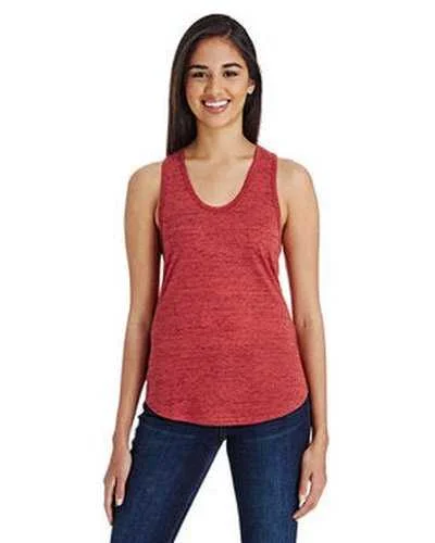 Tank Top For Youth & Junior Leagues-Threadfast Apparel 204LIGHT Ladies' Blizzard Jersey Racer Tank - Red Blizzard