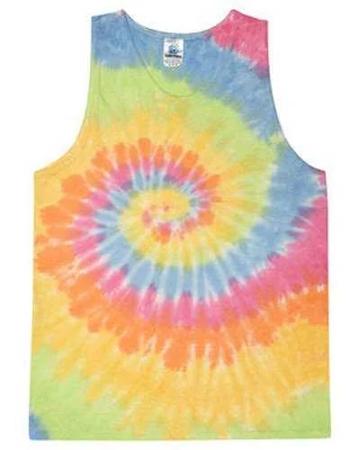 Custom Tank Top For Charity Events-Tie-Dye CD3500 Adult 54 oz 100% Cotton Tank Top - Eternity