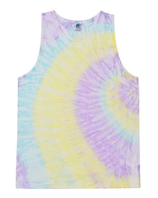 Personalized Tank Top For Tournament Events-Tie-Dye CD3500 Adult 54 oz 100% Cotton Tank Top - Mystique