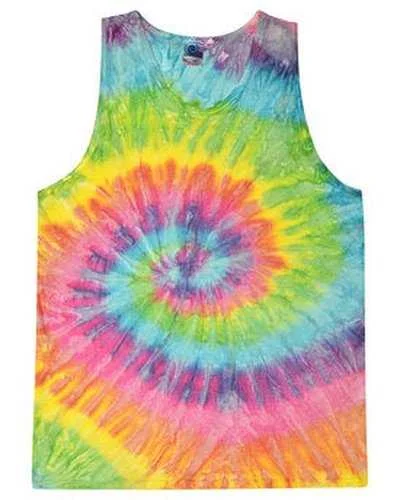 Custom Tank Top For Local Fans-Tie-Dye CD3500 Adult 54 oz 100% Cotton Tank Top - Saturn