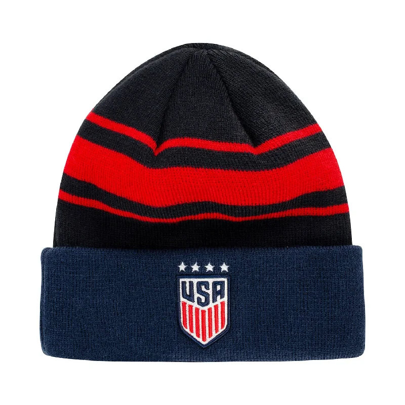 Personalized Hat For Fundraising Projects-Men's New Era USWNT Cuff Knit