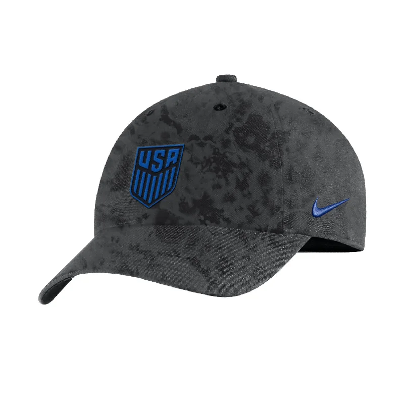 Hat For Team Celebrations & Recognitions-Men's Nike USA Campus Graphic Black Hat